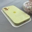قاب گوشی iPhone 17 آیفون سیلیکونی اورجینال پاک کنی درجه یک زیربسته محافظ لنزدار لیمویی کد 120749