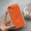 قاب گوشی iPhone 17 آیفون سیلیکونی اورجینال پاک کنی درجه یک زیربسته محافظ لنزدار نارنجی کد 120752