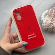 قاب گوشی iPhone 17 آیفون سیلیکونی اورجینال پاک کنی درجه یک زیربسته محافظ لنزدار قرمز کد 120754