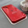 قاب گوشی iPhone 13 آیفون سیلیکونی اورجینال پاک کنی درجه یک زیربسته محافظ لنزدار قرمز کد 120773