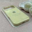 قاب گوشی iPhone 17 Pro Max آیفون سیلیکونی اورجینال پاک کنی درجه یک زیربسته لیمویی کد 119769