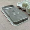 قاب گوشی iPhone 17 Pro Max آیفون سیلیکونی اورجینال پاک کنی درجه یک زیربسته طوسی کد 119771
