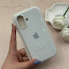 قاب گوشی iPhone 17 آیفون سیلیکونی اورجینال پاک کنی درجه یک زیربسته سفید کد 119780