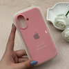 قاب گوشی iPhone 17 آیفون سیلیکونی اورجینال پاک کنی درجه یک زیربسته صورتی کد 119781
