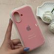 قاب گوشی iPhone 17 آیفون سیلیکونی اورجینال پاک کنی درجه یک زیربسته صورتی کد 119781
