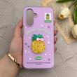 قاب گوشی Galaxy A26 سامسونگ دوتیکه مات پاستیلی عروسکی برجسته آناناس کیوت یاسی کد 123458
