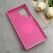 قاب گوشی Galaxy S23 Ultra سامسونگ دوتیکه مات پاستیلی عروسکی برجسته هلو کیوت صورتی کد 123566