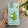 قاب گوشی Redmi A1 - Redmi A2 شیائومی دوتیکه مات پاستیلی عروسکی برجسته آوکادو کیوت سبز کد 123617