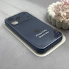 قاب گوشی iPhone 17 Pro آیفون سیلیکونی اورجینال پاک کنی درجه یک زیربسته محافظ لنزدار سرمه ای کد 130073