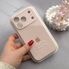 قاب گوشی iPhone 17 Pro آیفون سیلیکونی اورجینال پاک کنی درجه یک زیربسته محافظ لنزدار صورتی روشن کد 130077