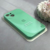 قاب گوشی iPhone 13 آیفون سیلیکونی اورجینال پاک کنی درجه یک زیربسته محافظ لنزدار سبز آبی کد 130081