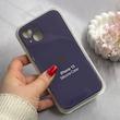 قاب گوشی iPhone 13 آیفون سیلیکونی اورجینال پاک کنی درجه یک زیربسته محافظ لنزدار بنفش تیره کد 130092