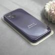 قاب گوشی iPhone 13 آیفون سیلیکونی اورجینال پاک کنی درجه یک زیربسته محافظ لنزدار بنفش تیره کد 130092