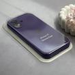 قاب گوشی iPhone 17 آیفون سیلیکونی اورجینال پاک کنی درجه یک زیربسته محافظ لنزدار بنفش تیره کد 130093