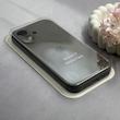قاب گوشی iPhone 17 آیفون سیلیکونی اورجینال پاک کنی درجه یک زیربسته محافظ لنزدار خاکستری کد 130095