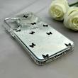 قاب گوشی Galaxy A35 سامسونگ اورجینال فانتزی سخت آینه ای لنز کرومی ایربگ دار طرح پروانه کیوت کد 121830