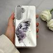 قاب گوشی Galaxy A35 سامسونگ اورجینال فانتزی سخت آینه ای لنز کرومی ایربگ دار طرح پروانه کیوت کد 121833
