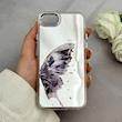 قاب گوشی iPhone 7 - iPhone 8 - iPhone SE 2020 - iPhone SE 2022 آیفون اورجینال فانتزی سخت آینه ای لنز کرومی ایربگ دار طرح پروانه کیوت کد 122023