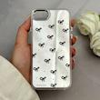 قاب گوشی iPhone 7 - iPhone 8 - iPhone SE 2020 - iPhone SE 2022 آیفون اورجینال فانتزی سخت آینه ای لنز کرومی ایربگ دار طرح پاپیون کیوت کد 122024