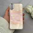 قاب گوشی iPhone X - iPhone XS آیفون اورجینال فانتزی سخت آینه ای لنز کرومی ایربگ دار طرح پاپیون کیوت کد 122066