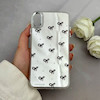 قاب گوشی iPhone XS Max آیفون اورجینال فانتزی سخت آینه ای لنز کرومی ایربگ دار طرح پاپیون کیوت کد 122079
