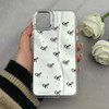 قاب گوشی iPhone 11 Pro Max آیفون اورجینال فانتزی سخت آینه ای لنز کرومی ایربگ دار طرح پاپیون کیوت کد 122081