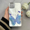 قاب گوشی iPhone 11 Pro Max آیفون اورجینال فانتزی سخت آینه ای لنز کرومی ایربگ دار طرح پروانه کیوت کد 122084
