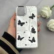 قاب گوشی iPhone 11 Pro Max آیفون اورجینال فانتزی سخت آینه ای لنز کرومی ایربگ دار طرح پروانه کیوت کد 122085