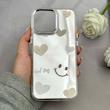 قاب گوشی iPhone 16 Pro Max آیفون اورجینال فانتزی سخت آینه ای لنز کرومی ایربگ دار طرح قلب کیوت کد 122132