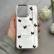 قاب گوشی iPhone 16 Pro Max آیفون اورجینال فانتزی سخت آینه ای لنز کرومی ایربگ دار طرح پروانه کیوت کد 122133