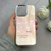 قاب گوشی iPhone 16 Pro Max آیفون اورجینال فانتزی سخت آینه ای لنز کرومی ایربگ دار طرح پاپیون کیوت کد 122138