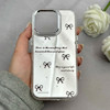 قاب گوشی iPhone 16 Pro آیفون اورجینال فانتزی سخت آینه ای لنز کرومی ایربگ دار طرح پاپیون کیوت کد 122140