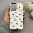 قاب گوشی iPhone 16 آیفون اورجینال فانتزی سخت آینه ای لنز کرومی ایربگ دار طرح پاپیون کیوت کد 122157