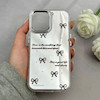 قاب گوشی iPhone 16 آیفون اورجینال فانتزی سخت آینه ای لنز کرومی ایربگ دار طرح پاپیون کیوت کد 122159