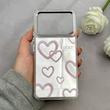 قاب گوشی Poco X6 Pro - Redmi K70E شیائومی اورجینال فانتزی سخت آینه ای لنز کرومی ایربگ دار طرح قلب کیوت کد 122225