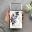 قاب گوشی Poco X6 Pro - Redmi K70E شیائومی اورجینال فانتزی سخت آینه ای لنز کرومی ایربگ دار طرح پروانه کیوت کد 122227