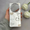 قاب گوشی  Redmi 14C - Poco C75 - Redmi A4 شیائومی اورجینال فانتزی سخت آینه ای لنز کرومی ایربگ دار طرح قلب کیوت کد 122268