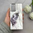 قاب گوشی Redmi Note 10 Pro 4G - Redmi Note 10 Pro Max شیائومی اورجینال فانتزی سخت آینه ای لنز کرومی ایربگ دار طرح پروانه کیوت کد 122343