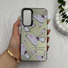 قاب گوشی Galaxy A35 سامسونگ So CooL سوکول اورجینال فانتزی دکمه کرومی طرح پروانه کد 122859