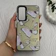 قاب گوشی Galaxy A55 سامسونگ So CooL سوکول اورجینال فانتزی دکمه کرومی طرح پروانه کد 122893