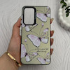 قاب گوشی Galaxy A56 سامسونگ So CooL سوکول اورجینال فانتزی دکمه کرومی طرح پروانه کد 122897