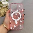 قاب گوشی iPhone 16 Pro Max آیفون پشت مات اورجینال PC Case سخت HARD مگ سیف دار فانتزی گربه کیوت کد 123914