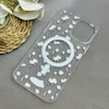 قاب گوشی iPhone 13 Pro Max آیفون پشت مات اورجینال PC Case سخت HARD مگ سیف دار فانتزی گل کیوت کد 123938