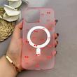 قاب گوشی iPhone 13 Pro Max آیفون پشت مات اورجینال PC Case سخت HARD مگ سیف دار فانتزی آلبالو کیوت کد 123940