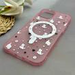 قاب گوشی iPhone 12 Pro Max آیفون پشت مات اورجینال PC Case سخت HARD مگ سیف دار فانتزی گربه کیوت کد 123963