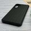 قاب گوشی Galaxy A36 سامسونگ اورجینال M Company ضد ضربه کرکره ای دور سیلیکونی پشت سخت مشکی کد 123781