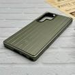 قاب گوشی Galaxy S25 Ultra سامسونگ اورجینال M Company ضد ضربه کرکره ای دور سیلیکونی پشت سخت خاکستری کد 123788