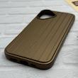 قاب گوشی iPhone 17 آیفون اورجینال M Company ضد ضربه کرکره ای دور سیلیکونی پشت سخت قهوه ای کد 123803