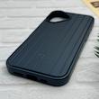 قاب گوشی iPhone 17 آیفون اورجینال M Company ضد ضربه کرکره ای دور سیلیکونی پشت سخت سرمه ای کد 123804