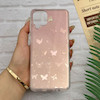 قاب گوشی Galaxy A12 - M12 سامسونگ فانتزی براق IMD لیزری لاکچری سخت HARD طرح پروانه کد 123237